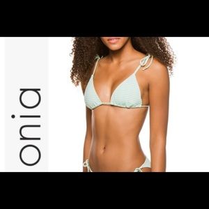 NWT Onia Wave Jaquard Swim Top